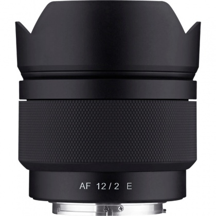 Samyang AF 12mm f2.0 Wide Angle lens for Sony E, black  | Unsealed box