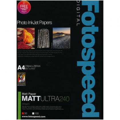 Fotospeed Matt Ultra Paper, 240gsm, A4 - 50 sheets