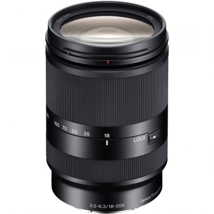 Sony E 18-200mm f3.5-6.3 OSS LE lens, black