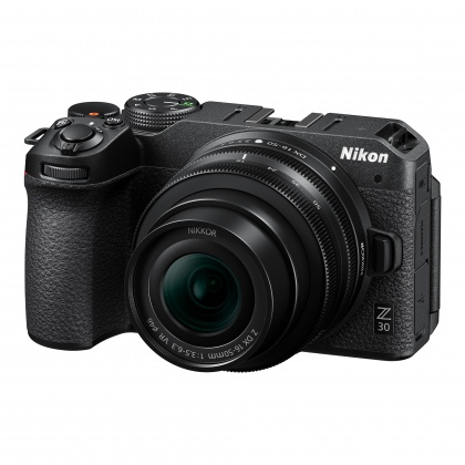 Nikon Z30 Mirrorless camera with ZDX 16-50mm f/3.5-6.3 VR and ZDX 50-250mm f/4.5-6.3 VR lenses