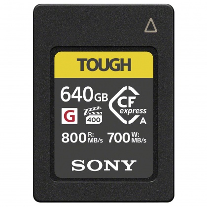 Sony 640GB CFexpress Tough Type A, R800/W700MB/s