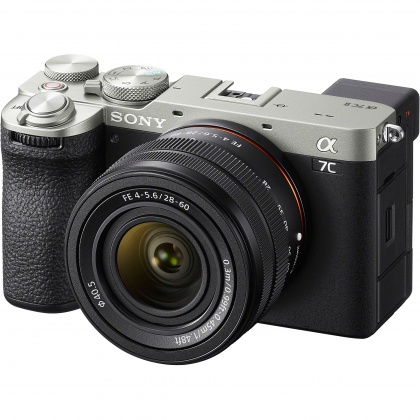 Sony Alpha 7C II Mirrorless Camera with 28-60 lens, Silver