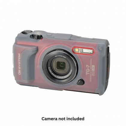 OM SYSTEM CSCH-128 Silicon Case for TG-7, Grey