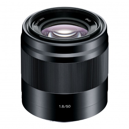 Sony E 50mm f1.8 OSS lens, black