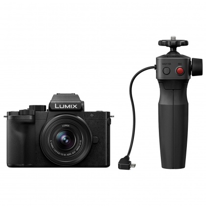 Panasonic Lumix DC-G100D Mirrorless Camera with 12-32mm Lens and Grip