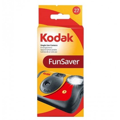 Kodak FunSaver Flash single-use camera, 27 exposure Kodak FunSaver Flash single-use camera, 27 exposure