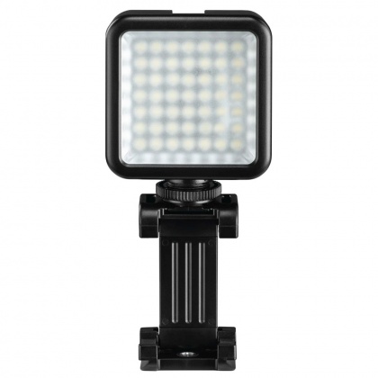 Hama 49 BD LED Light with Phone Holder, Tripod Thread and Flash Shoe