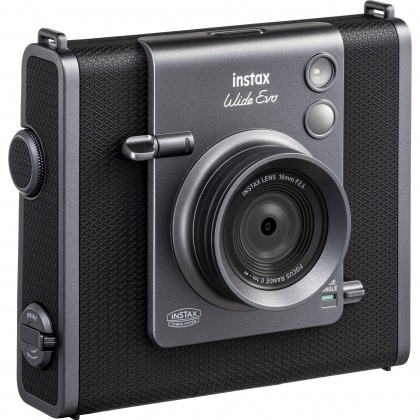 Fujifilm Instax Wide Evo Instant Camera, Black