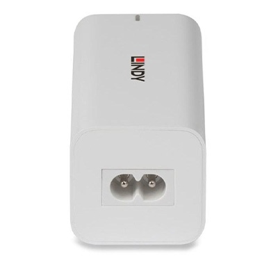 Lindy 100W 4-Port USB Type A & C Mains Charger, GaN technology