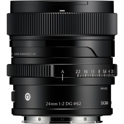 Sigma AF 24mm F2 DG I C lens for L-Mount, Black