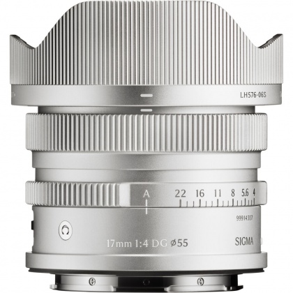 Sigma AF 17mm F4 DG I C lens for L-Mount, Silver