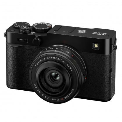 Fujifilm X-E5 Mirrorless Camera with XF23mm F2.8 R WR, Black