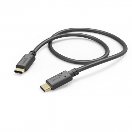 Hama USB-C to USB-C Quick Charging Cable, USB 2.0, 1 Metre, Black