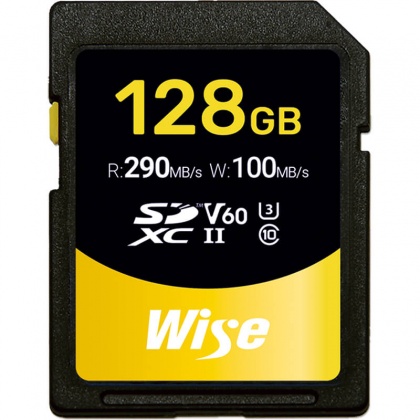 Wise 128GB SDXC UHS-II R290/W260MB/s V60