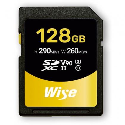 Wise 128GB SDXC UHS-II R290/W260MB/s V90