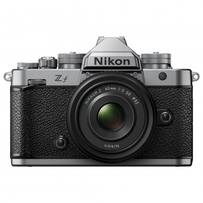 Nikon Zf SL Mirrorless Camera with 40mm SE lens and promo case, Silver