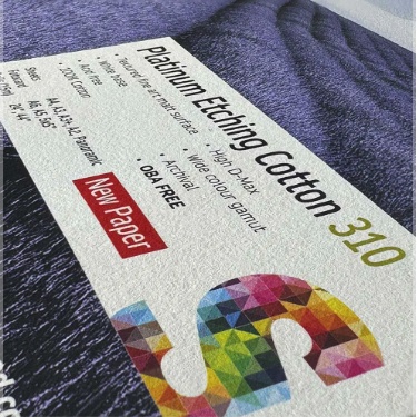 Fotospeed Fotospeed Platinum Etching Cotton 310 Paper A4 - 25  sheets