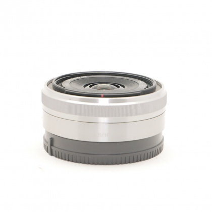 Used Sony E 16mm f2.8 Pancake lens Used Sony E 16mm f2.8 Pancake lens