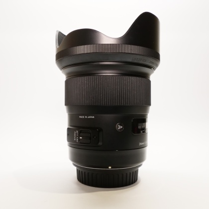 Used Sigma DG 24mm f1.4 Art lens for Canon EOS