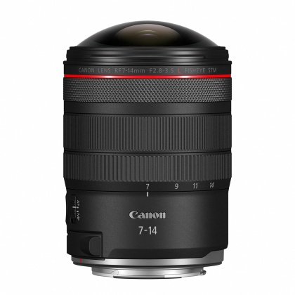 Canon RF 7-14mm F2.8-3.5L Fisheye STM zoom lens