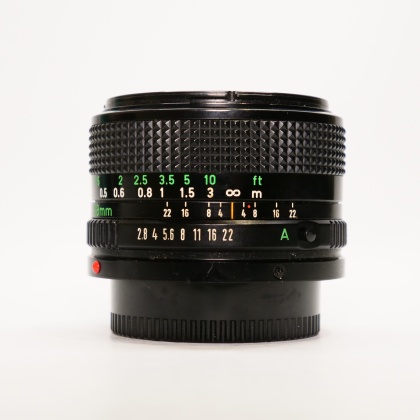 Used Canon FD 28mm f2.8 lens Used Canon FD 28mm f2.8 lens