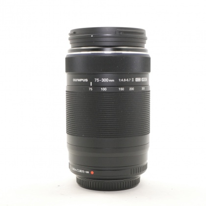 Used Olympus M.ZUIKO DIGITAL ED 75-300mm F4.8-6.7 II, black