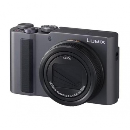Panasonic Lumix TZ300 Travel Zoom Compact Camera, Dark Silver