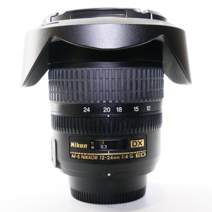 Used Nikon AF-S 12-24mm f4 G DX lens Used Nikon AF-S 12-24mm f4 G DX lens