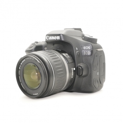 Used Canon EOS 80D DSLR with 18-55mm lens Used Canon EOS 80D DSLR with 18-55mm lens