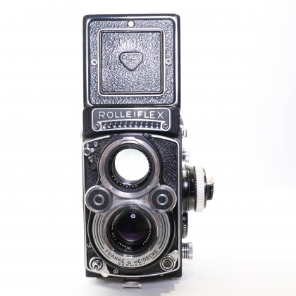 Used Rolleiflex 3.5F TLR 120 roll film camera Used Rolleiflex 3.5F TLR 120 roll film camera