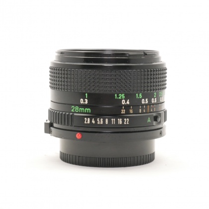 Used Canon FD 28mm f2.8 lens Used Canon FD 28mm f2.8 lens