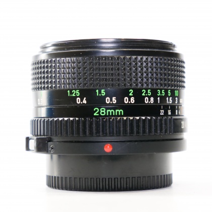 Used Canon FD 28mm f2.8 lens Used Canon FD 28mm f2.8 lens
