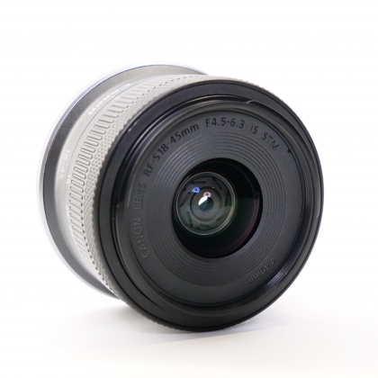 Used Canon RF-S 18-45mm f4.5-6.3 IS STM lens Used Canon RF-S 18-45mm f4.5-6.3 IS STM lens