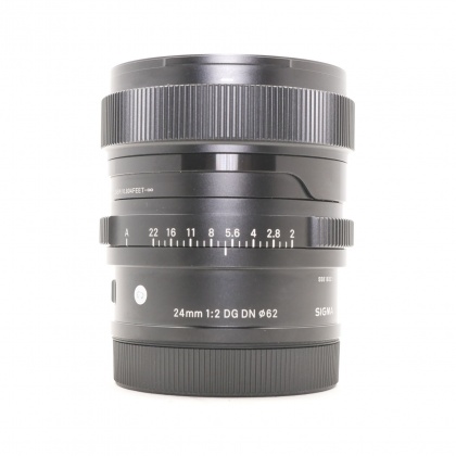Used Sigma 24mm f2 DG DN Contemporary lens for Lumix L-mount Used Sigma 24mm f2 DG DN Contemporary lens for Lumix L-mount