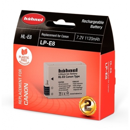 Hahnel HL-E8, 7.2v 1120 mAh battery