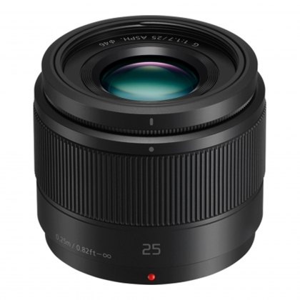 Panasonic 25mm f1.7 Lumix G ASPH lens, black