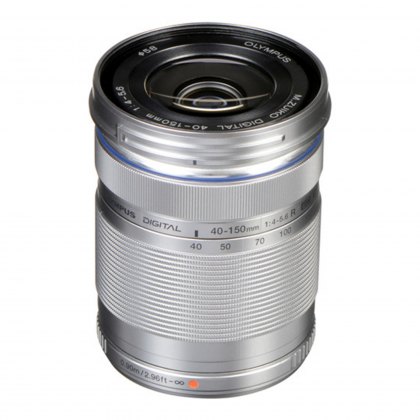 Olympus M.ZUIKO DIGITAL ED 40-150mm f4.0-5.6 R lens, silver