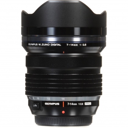 Olympus M.ZUIKO DIGITAL ED 7-14mm f2.8 Pro lens, black