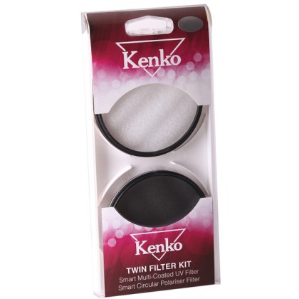 Kenko 62mm UV & Circular Polariser Twin Filter Kit