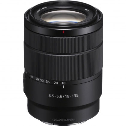 Sony E 18-135mm f3.5-5.6 OSS lens, black