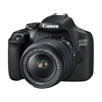 Canon EOS 2000D DSLR Camera with 18-55mm IS II Lens