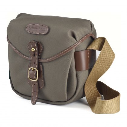 Billingham Hadley Digital Camera Shoulder Bag, Sage Fibrenyte-Chocolate Trim