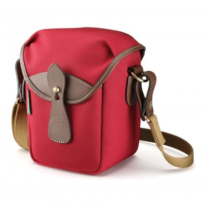 Billingham 72 Camera Shoulder Bag, Burgundy-Chocolate Trim