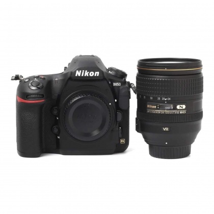 Nikon D850 DSLR Camera with 24-120 f4 Lens