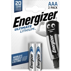 Energizer Ultimate lithium batteries AAA, pack of two
