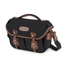 Billingham Hadley Small Pro, Black Canvas-Tan Trim