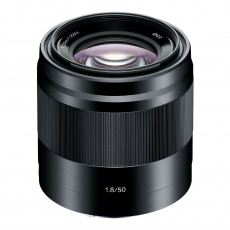 Sony E 50mm f1.8 OSS lens, black