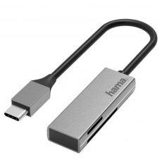 Hama USB Card Reader USB-C, USB 3.0, SD/microSD