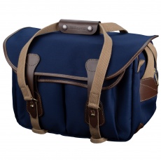 Billingham 335 MKII Shoulder bag, Navy Canvas-Chocolate Trim Billingham 335 MKII Shoulder bag, Navy Canvas-Chocolate Trim