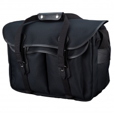 Billingham 445 MKII Shoulder bag, Black Fibrenyte-Black Trim Billingham 445 MKII Shoulder bag, Black Fibrenyte-Black Trim